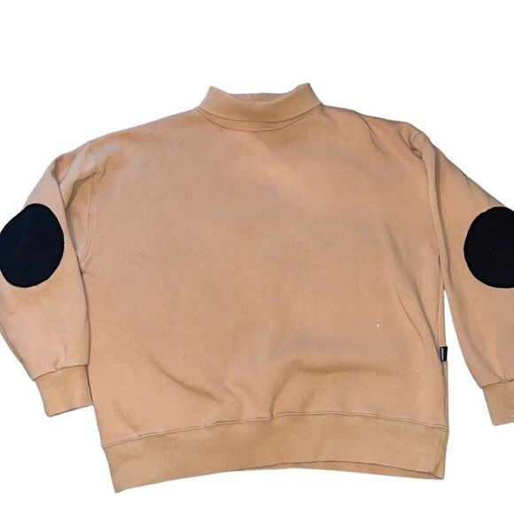 Damp Dont Ask my Plan Tan Turtleneck Sweatshirt Size XXL - Picture 2 of 10